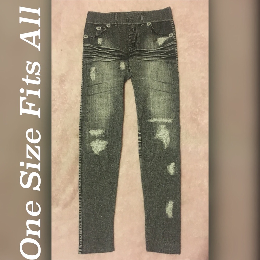 Soho Girls Jean Printed Leggings